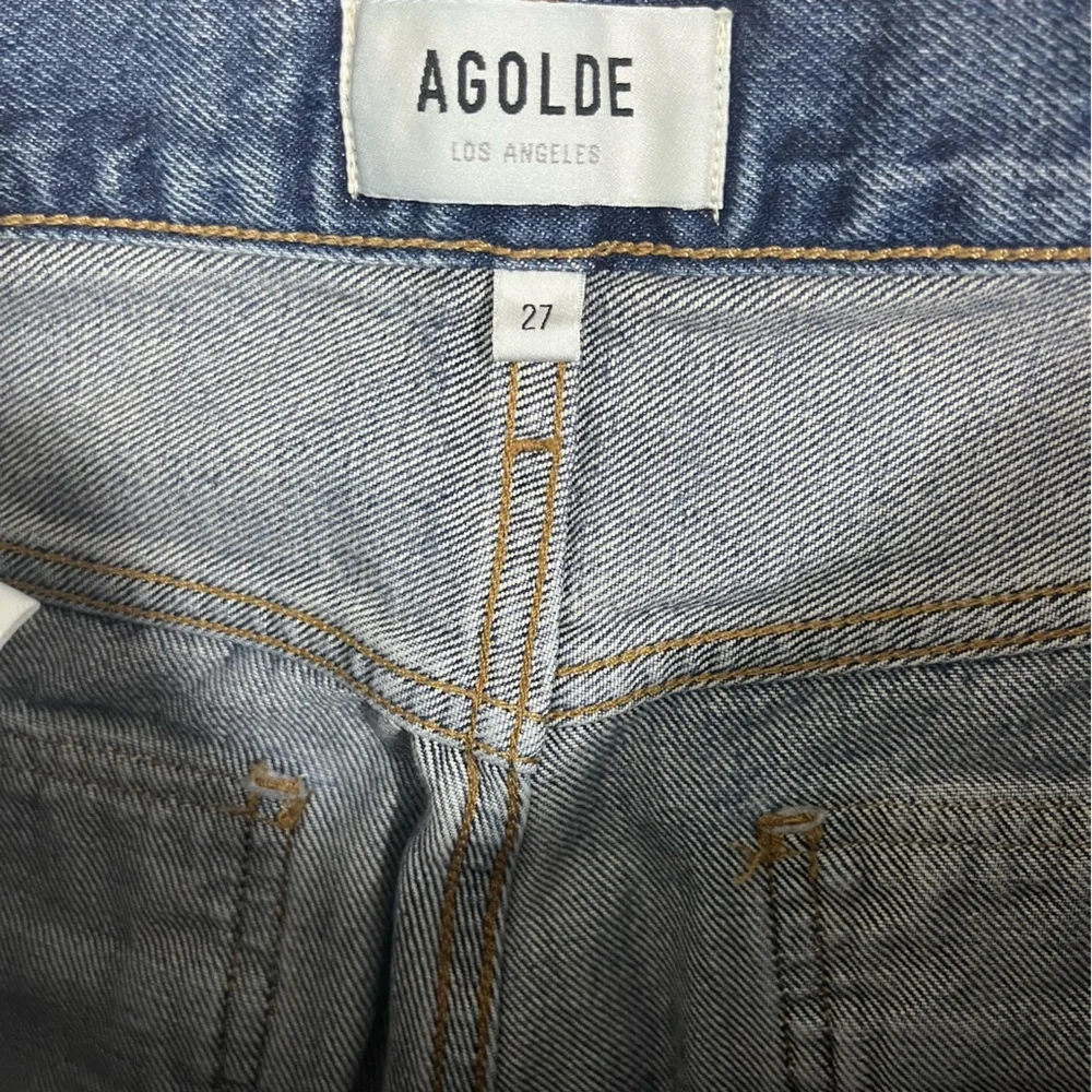 AGOLDE Cooper High Rise Relaxed Fit Cargo Denim Jeans Size 27 NWT Regulation - Picture 6 of 10